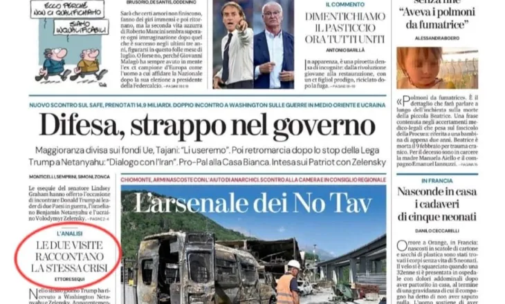 Ettore Sequi: Dy pamje qe tregojne te njejten krize
