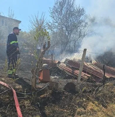 Flakët u afrohen shtëpive në Mallakastër, zjarrfikësit neutralizojnë vatrën e zjarrit
