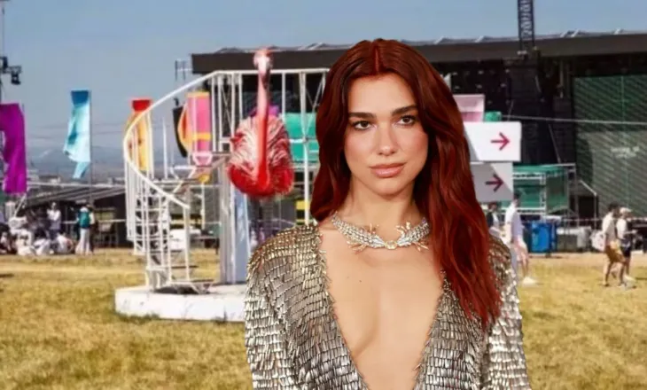 Flamingot në “Sunny Hill”/ Dua Lipa vendos simbolin e shqiptarëve në koncertin e saj