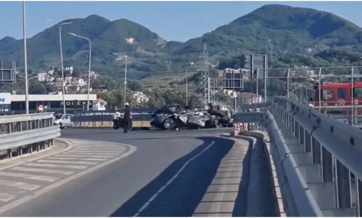 FOTO/ Aksidenti i rëndë te rrethrrotullimi i TEG-ut, dalin pamjet, si ndodhi përplasja e betonierës me Audi-n