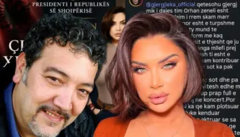 FOTO/ Sherr i madh mes Çiljeta Xhilagës dhe Gjergj Lekës, shkak ”dekorata” nga Presidenti