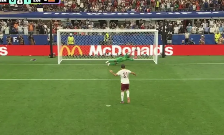 Gafë e pafalshme e Lucas Digne, Spanja kalon e para në avantazh (video)