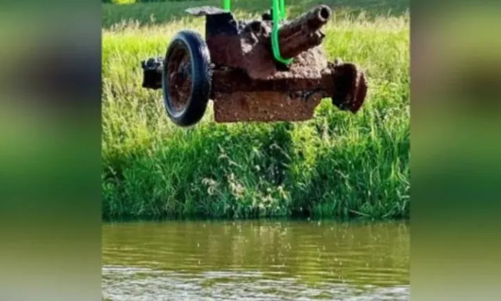 Gjendet një top i Luftës së Dytë Botërore në një lumë në Gjermani