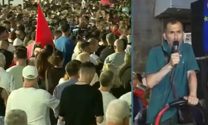 Gjuhë vulgare dhe thirrje raciste, ja fjalimet nga podiumi i protestës së 34-ët