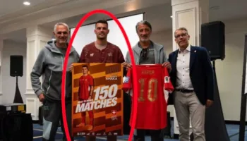 Granit Xhaka, kapiteni i Zvicrës, hyn në sallonin e rekordeve ndërkombëtare