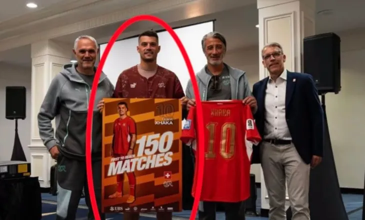 Granit Xhaka, kapiteni i Zvicrës, hyn në sallonin e rekordeve ndërkombëtare