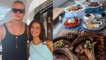 Haaland feston ditëlindjen me një “mal” me biftekë; arsyeja lidhet me dietën e tij si sportist