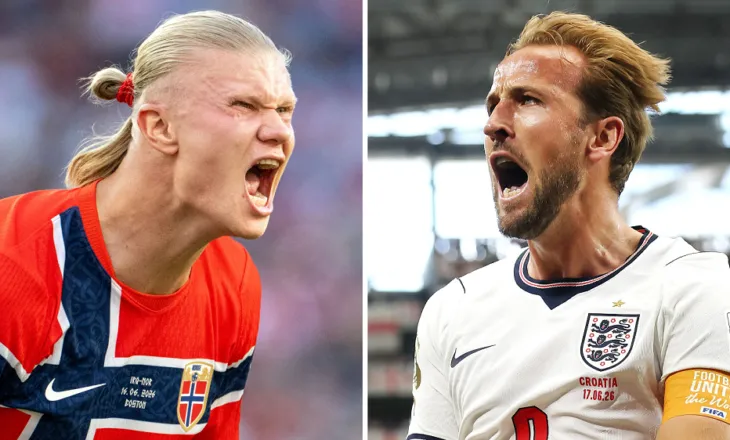 Haaland kundër Kane, nata e super-goleadorëve. Norvegji–Angli vlen gjysmëfinalen