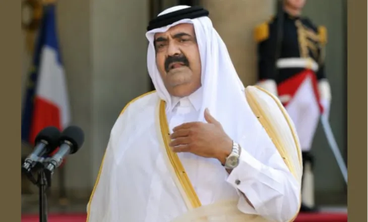 Homazh për ish-Emirin e Katarit Sheikh Hamad bin Khalifa Al Thani, mik i Shqipërisë