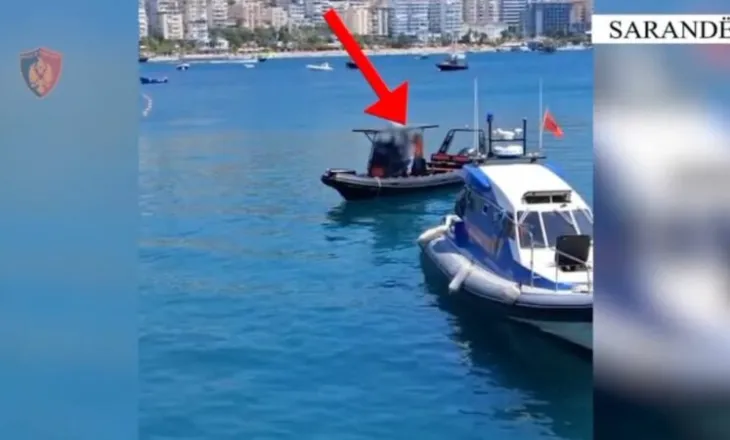 Hyri në zonën e rezervuar dhe rrezikoi pushuesit, gjobë për drejtuesin e gomones në Ksamil, i bllokohet mjeti lundrues