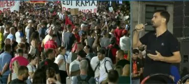 “Jeni turpi i Shqipërisë”/ Protestuesi-Ramës: Balluku e akuzuar për korrupsion, hetoni patronazhistët