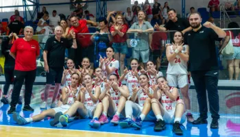 Kombëtarja U-16 vajza në basketboll renditet në vendin e dytë në Europianin e Divizionit C