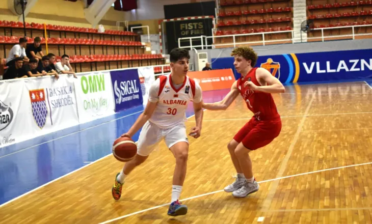 Kombëtarja U-18 për djem renditet e treta në Europianin e vendeve të vogla zhvilluar në Shkodër
