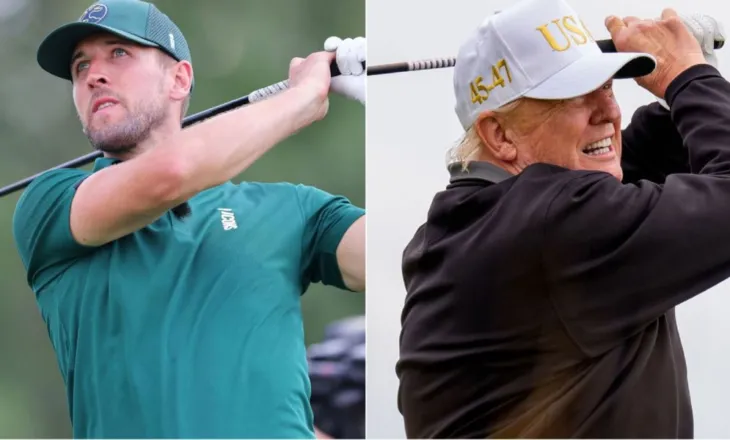 Kur Harry Kane sfidoi Donald Trump në…golf