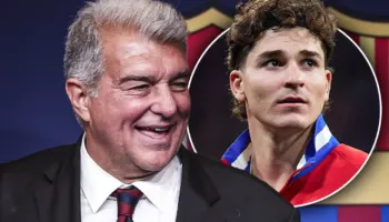 Laporta i dërgon mesazh Atletico Madridit për Julián Álvarez: “Nuk do të kërcejmë sipas muzikës së askujt”