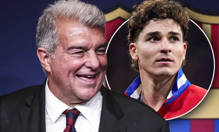 Laporta i dërgon mesazh Atletico Madridit për Julián Álvarez: “Nuk do të kërcejmë sipas muzikës së askujt”