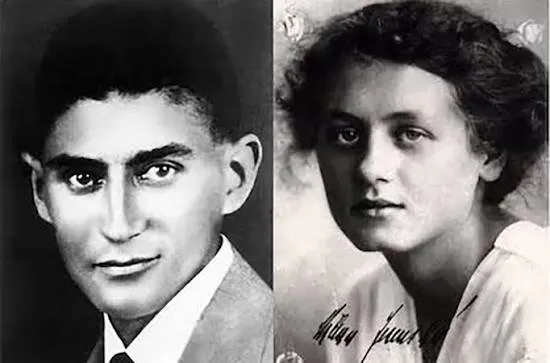 Letra të përzgjedhura dashurie, nga libri Letra Milenës, Franc Kafka