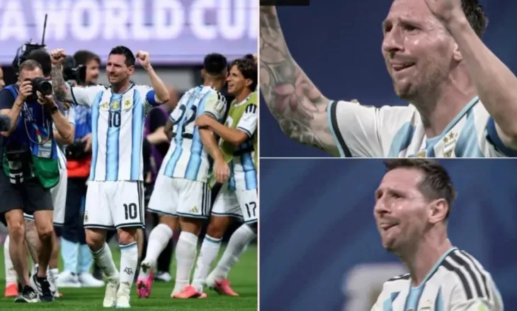 Lionel Messi shpërthen në lot gëzimi pas rikthimit spektakolar të Argjentinës ndaj Egjiptit