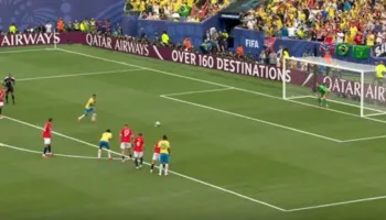 Live Brazil-Norvegji/ “Seleçaot” nuk i besojnë syve, Guimaraes gabon nga pika e bardhë e penalltisë