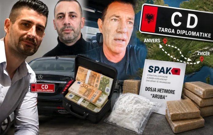 Makinat me targa diplomatike në shërbim të grupit “Aruba” për drogë e para, dalin detaje të forta nga dosja e SPAK