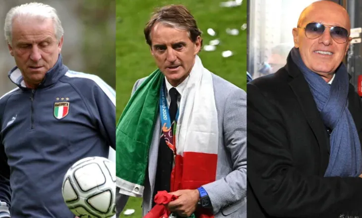 Mancini kalon Trapattonin, por jo Sacchin. Ja trajnerët më fitues të kombëtares së Italisë