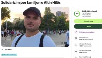 Mblidhen 100 mijë euro brenda ditës për familjen Hila në Durrës, babai i dy fëmijëve u arrestua dje pas protestës