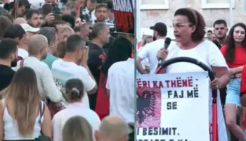 ‘Me atletet e bardha mendon se mashtron ndërkombëtarët’, protestuesja: Rama i dha 4.2 mln euro një këngëtari tallavaje