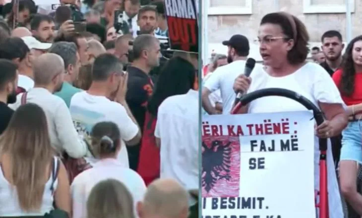 ‘Me atletet e bardha mendon se mashtron ndërkombëtarët’, protestuesja: Rama i dha 4.2 mln euro një këngëtari tallavaje