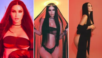 Megan Fox me të brendshme dhe vello të errët, shkakton polemika: “E turpshme”. Reagimi i saj