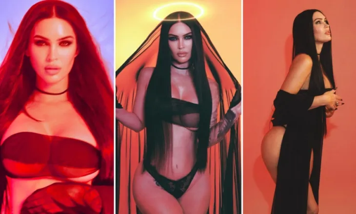 Megan Fox me të brendshme dhe vello të errët, shkakton polemika: “E turpshme”. Reagimi i saj