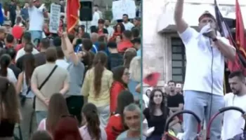 “Mos u dorëzoni derisa sa të largohen”/ Qytetari në protestën kundër Ramës: Mazhorancë dhe opozitë, jeni tradhtarë
