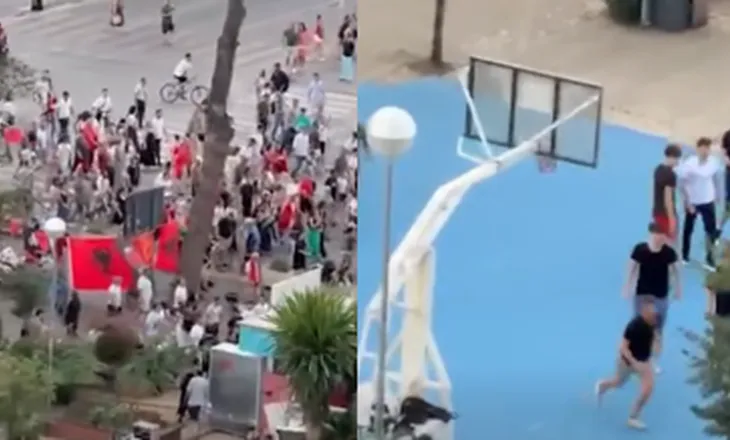 Në njërën anë protestues që marshojnë, në tjetrën të rinj që luajnë, Rama: Tirana evropiane me shije të ndryshme