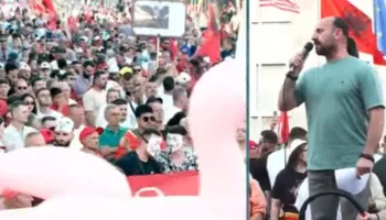 Në sheshin e protestës/ Dritan Goxhaj: SHBA aleate dhe mik i çmuar i Shqipërisë