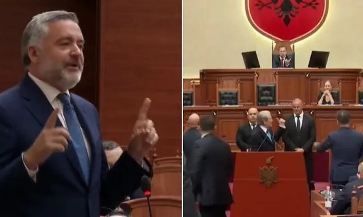 Ngrihen tonet në Kuvend, Klosi ia thotë në fytyrë Berishës: Ke gjuajtur me armë në ’91 dhe më 21 janar! Demokratët…