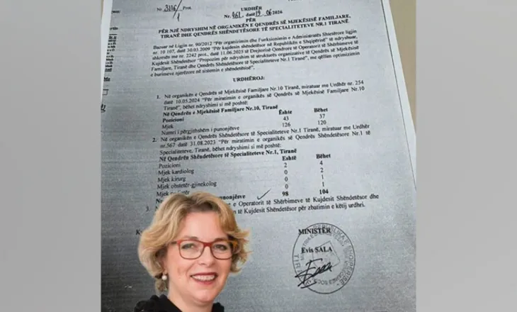 Noka: Evis Sala nuk po drejton shëndetësinë, por po vepron për llogari të Allajbeut