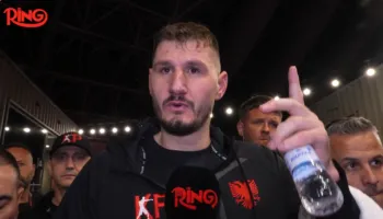 “Nuk iu bëra krenarë”, Kristian Prenga u kërkon falje shqiptarëve pas duelit me Anthony Joshua: Ishte plani i Zotit që ai ta fitonte