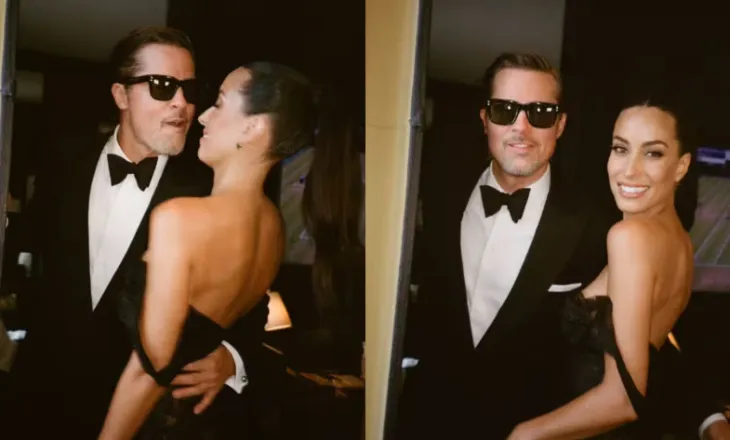 Pas tre vitesh, Brad Pitt shfaqet për herë të parë publikisht me të dashurën e tij 29 vite më të re