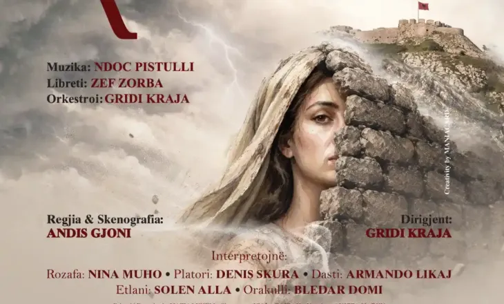 Për herë të parë në histori, “Legjenda e Rozafës” ngjitet në skenën e Operës: Një premierë botërore vetëm për një natë
