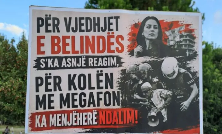 “Për vjedhjet e Belindës s’ka asnjë reagim, për Kolën ka menjëherë ndalim”, protestuesit dhjetra pankarta ironike