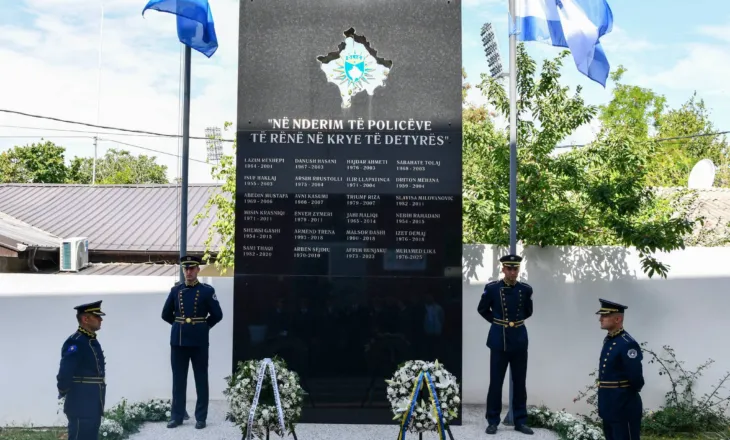 Policia e Kosovës shënon Ditën Memoriale të Zyrtarëve Policorë të Rënë në Detyrë