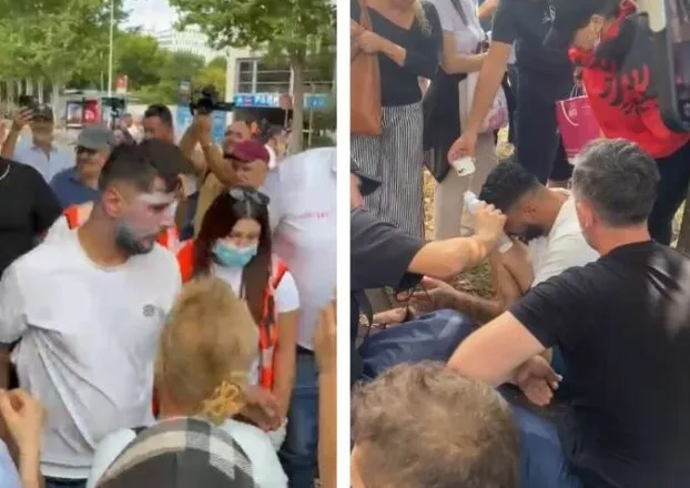 Policia hodhi sprej, i riu shfaq probleme shëndetësore, transportohet me ambulancë drejt spitalit