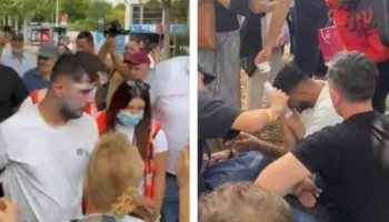 Policia u kundërpërgjigj me spraj, protestuesi ndihet keq, dërgohet me urgjencë në spital