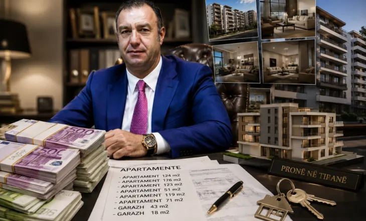Premtoi se do vidhte me lezet/ Eduard Shalsi me 6 shtëpi dhe 2 garazhe në Tiranë, dyshime mbi të ardhurat e gruas së…