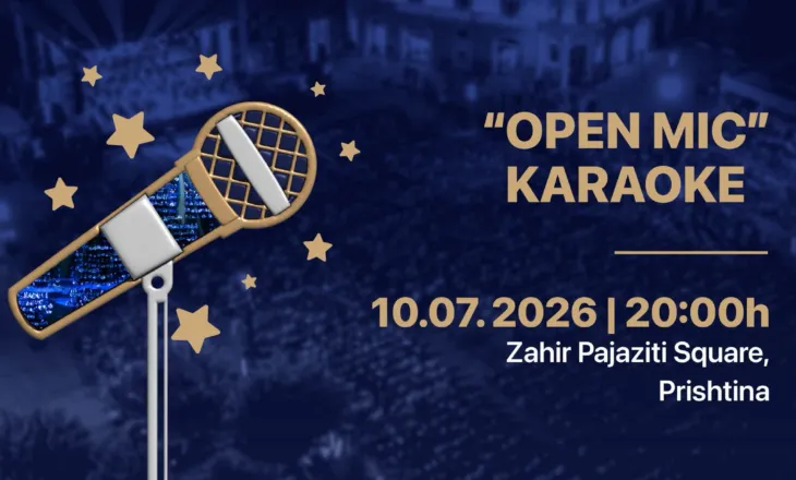Prishtina këndon me Rame Lahaj International Opera Festival, sonte “Open Mic Karaoke Night”