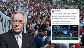 Profesori i njohur amerikan: Është koha që Rama të largohet, revolucioni po merr hov, mijëra shqiptarë protestojnë…