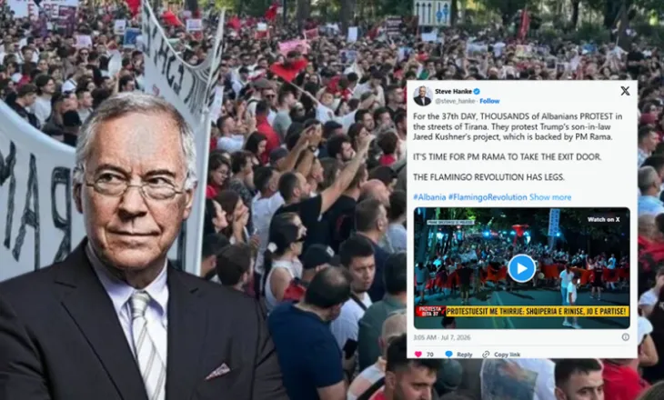 Profesori i njohur amerikan: Është koha që Rama të largohet, revolucioni po merr hov, mijëra shqiptarë protestojnë…