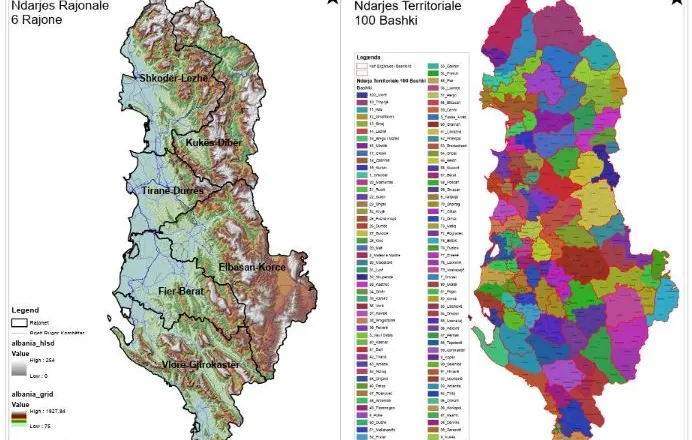 Propozimi i PD për reformën territoriale: Vendi me 100 bashki, si ndryshon harta e Shqipërisë!