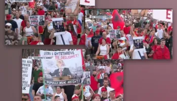 Protesta e 37-të/ Mijëra qytetarë nisen drejt Kryeministrisë: Rama jepe dorëheqjen