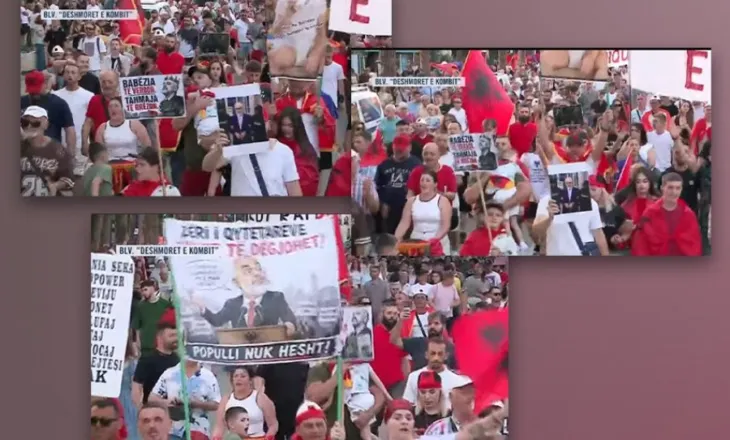 Protesta e 37-të/ Mijëra qytetarë nisen drejt Kryeministrisë: Rama jepe dorëheqjen