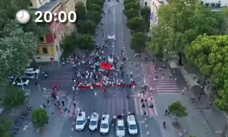 Protesta e 45-të e qytetarëve/ Ja sa ishte pjesëmarrja në shesh në orën 20:00